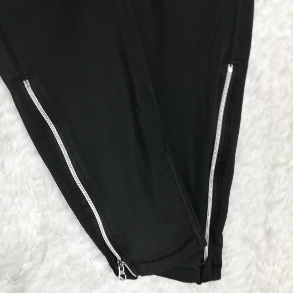 Victoria Sport Womens Pants Legging Tight Black Zipper Ankle Pull On M - Picture 9 of 11